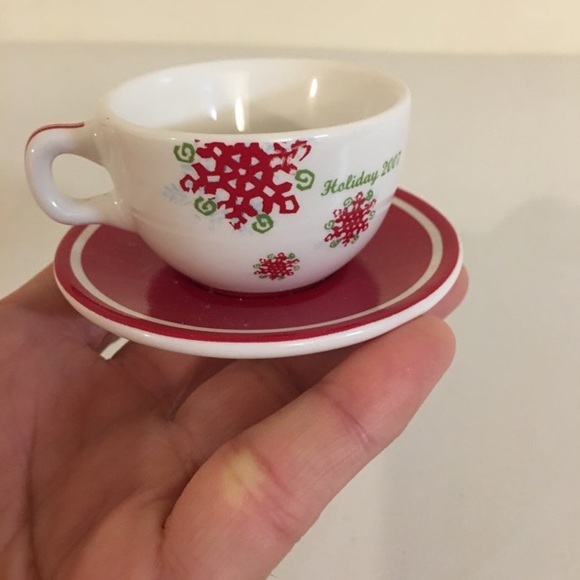 Holiday Starbucks Teacup Ornament 2007 - Picture 4 of 8